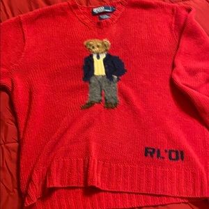 Polo hand knit sweater